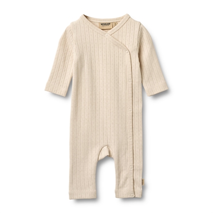 Wheat Wrapsuit L/S Everest - Almond Peach